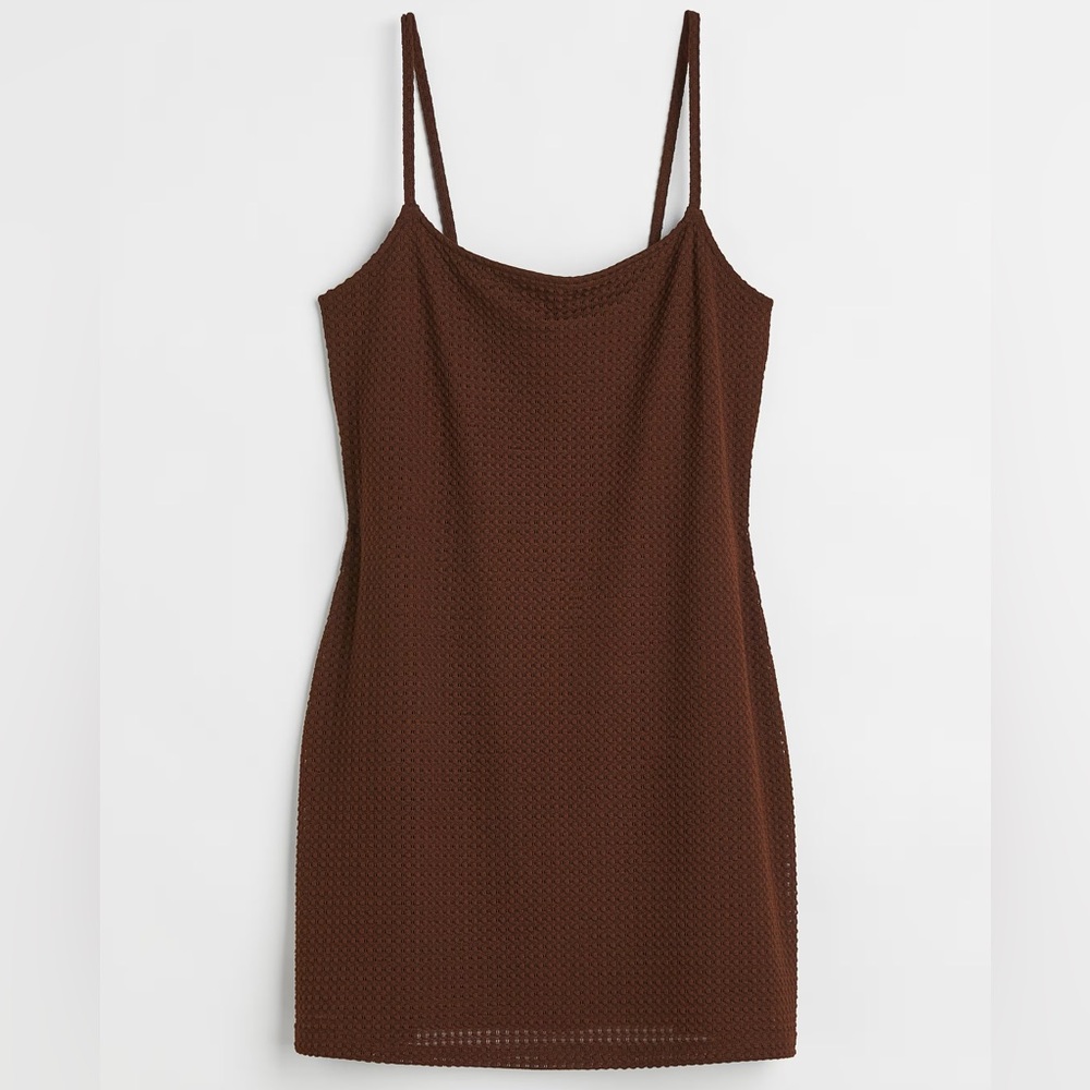 H&M Crochet-look Jersey Dress